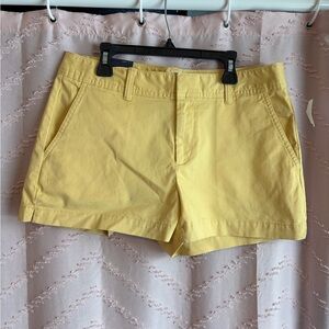 GAP Women's Yellow Shorts